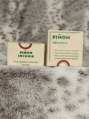 Western Piñon Incense Cones 2 box lot, 40 cone per box.